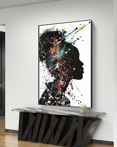 Tableau à l'huile sur toile abstraite pour décoration murale de salon