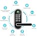 Keyless Entry Fingerprint Smart Lock with Handle & Keypad: Sifely Biometric Digital Electronic Lock with Code, Electric Deadbolt Door Knob for Front, Interior, Exterior & Bedroom Doors (Silver)