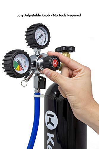 Kegco Nitrogen Regulator, 1 Product, Chrome #TOP3
