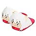 Y-PLAND Pantofole Peluche Inuyasha Anime Giapponesi, Paio di Scarpe di Cotone, Pantofole Invernali da Uomo e da Donna-Bianca_EU35-42
