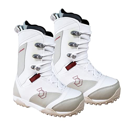 Northwave Legend Snowboard Boots White Sand USL Women 5 6 7 blem (Legend Lace, Boot Fits Lady 6.5-7 (z51))