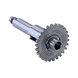 Gesamtlänge: ca. 116 mm Getriebehauptwelle 26 Z Zähne inkl. Scheibenrad kompatibel mit Hercules R 50 S Supra KTM Ponny Comet Sachs 50/4 Motor Getriebe Hauptwelle Antriebswelle