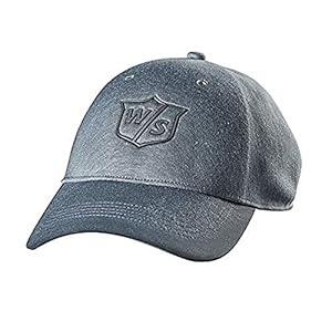 Wilson Staff One Touch Golf Cap, Ash Light Grey