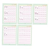OFFSCH 2個 英語アルファベット書き方練習帳 用初心者向け 英語文字習得 グルーヴコピー帳 冊 スムーズ筆記補助