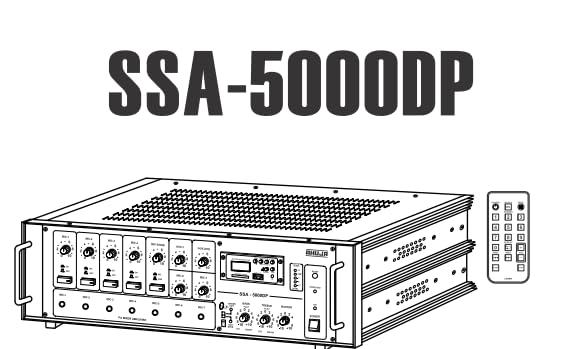 Image of Ahuja SSA-5000DP with 500 WATTS with Built-in Digital Player High Wattage PA Mixer Amplifier (1)