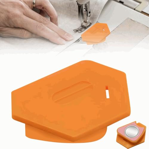 Guia de Costura magnetica para Maquina de Coser, Guía magnética con Escala, Alineador magnético de Costura, Accesorio de Costura Poligonal extraíble Universal para Principiantes