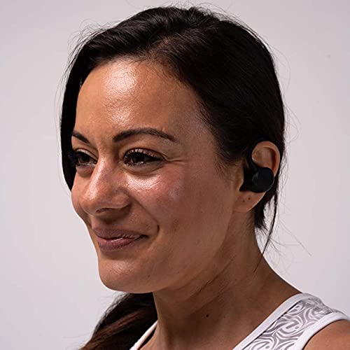 Echelon Auricolari wireless Bluetooth, IPX7, impermeabili, con cancellazione del rumore, microfono, custodia di ricarica USB-C per allenamento, palestra, chiamate, nero