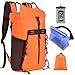 Dry Bag wasserdichte Tasche Rucksack: 20L/30L Wasserdicht Sack mit Justierbarem Schultergurt - IPX8 Faltbar Packsack Wasserdichter Handytasche Bauchtasche Set für Kajak Rafting Kanu Paddling Camping