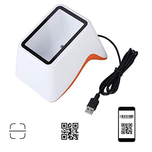 Tosuny Barcode Scanner, Desktop 1D 2D QR Code Barcode Reader Scanner USB Screen Scanning Platform for Supermarket, Catering, Cash Register Equipment, Support for Alipay, WeChat Payment - Thumbnail 7