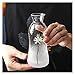WYBW Ins Small Daisy Cloud White Wine Glass Glass Hip Flask Wine Cup Małe Jeden Lub Dwa Użyj Kieliszek Spirits Szklane Naczynia Wine Party Design Dekoracji/Pojedyncza Kolba Biodrowego