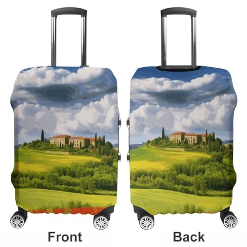 Carry on Luggage Cover Tuscany Spring Suitcase Covers for Luggages Tsa Approved Travel Luggage Sleeve Protector Elastic Suitcase Protector Anti-Scratch Washable Fits 19-30 Inch Case -XL3