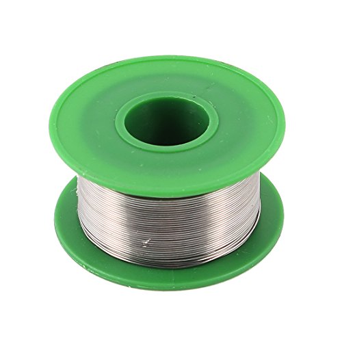 Uxcell a14030500ux0213 0.5mm 63/37 Tin Lead Soldering Solder Wire Rosin Core Reel Roll