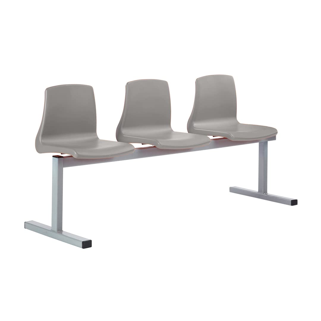 Office Needs Direct Beam Seating 3 Seater Waiting Room Reception Seating Charcoal Seats