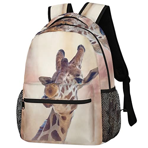 Sac à dos girafe amusant ordinateur portable pour soulager votre dos