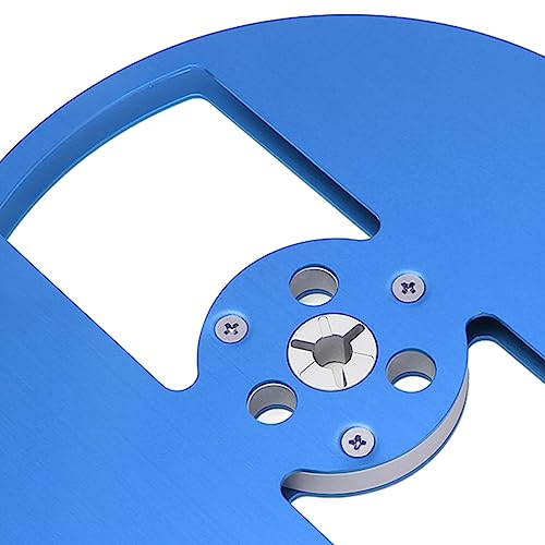 Carretel de Captação de Carretel Aberto, Carretel de Fita Vazio Profissional 1/4 7 Peças de Máquina