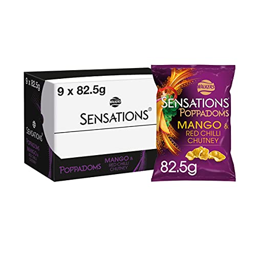Walkers Sensations Poppadoms Mango And Red Chilli Chutney