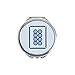Mahjong Circle Dots 8 Tile Pattern Hand Compact Mirror Round Portable Pocket Glass