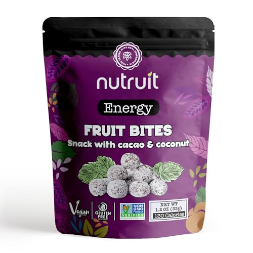 Nutruit Fruit Bites With Cacao & Coconut (Pack of 20)
