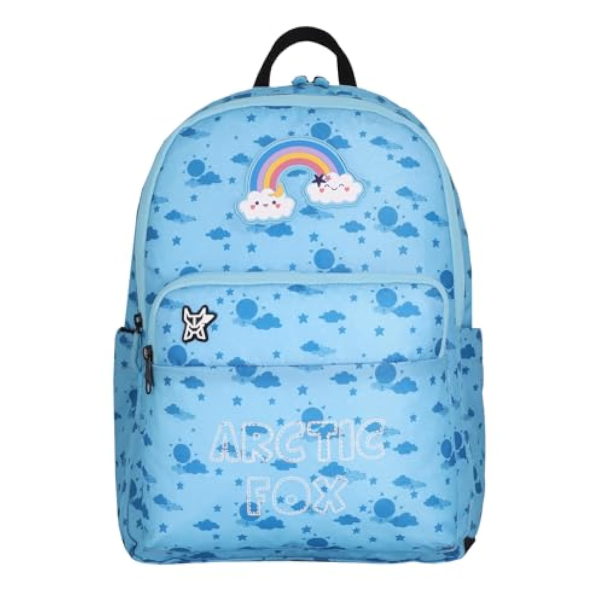 Sky Navy Blue 21 Liters School Backpack for Boys and Girls