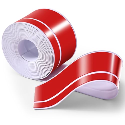 Kuogas Rodapies Autoadhesivo Flexible 5 10 15 20 M - Rodapié Pvc Adhesivo Suave E Impermeable, Fácil De Cortar Y Limpiar, Instalación Sin Taladro, Rodapie Para Salón, Cocina, Baño, Oficina