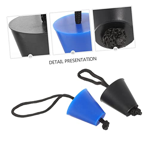 Veemoon Bujão De Drenagem De 4 Peças Plugue De Drenagem De Água Plugue De Sílica Plugue De Canoa