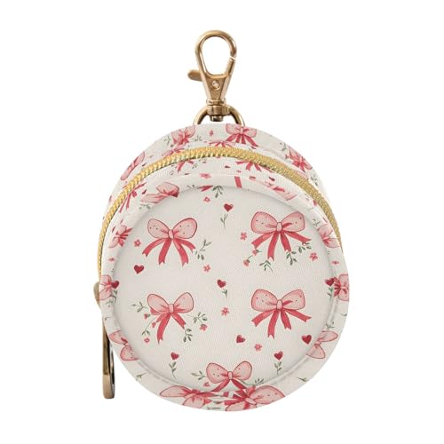 zyrtty Pacifier Case with Hook Bows Heart Flower Grass Pattern Pacifier Holder Pod Easily Attaches to Diaper Bag or Purse