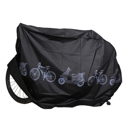 Housse de vélo imperméable universelle KOAHDE pour vélo d'extérieur, protection contre la neige, protection UV, noir
