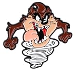 Taz Tornado Cartoon Devil Character Enamel Metal Pin