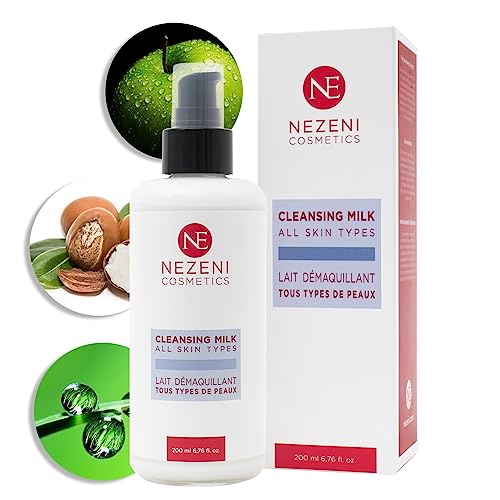 Lait nettoyant visage démaquillant vegan Nezeni peaux sensibles 200ml