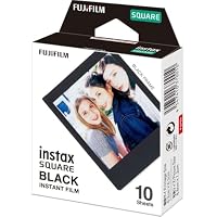 Fujifilm instax Square Black, película instantanea, 10 fotos