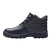 Blackrock Chukka Work Boots, Safety Boots, Safety Shoes, Steel Toe Cap, Mens Womens Ladies, Work Shoes, Black, Gardening, Lightweight, Leather, Wide Fit, Non Slip, On Site - Size 10 #4
