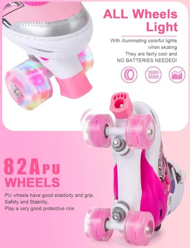 Sowume OTW-COOL-808-PIM Adjustable Kids Roller Skates thumb #1