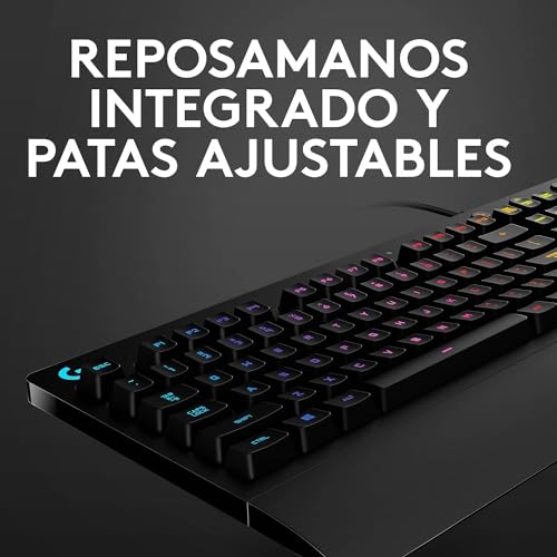 Miniatura 5 de Logitech G213 Prodigy Teclado Gaming, RGB Lightsync, Disposición QWERTY ES - Negro + G203 Lightsync Ratón Gaming, 6 Botones Programables, Ultra-Ligero- Negro