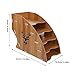 Holibanna Desktop Organizer Shelf Folder Holder for Efficient Desk Organization Easy Assembly Storage for Home Office Tidy Mail Document Sorter