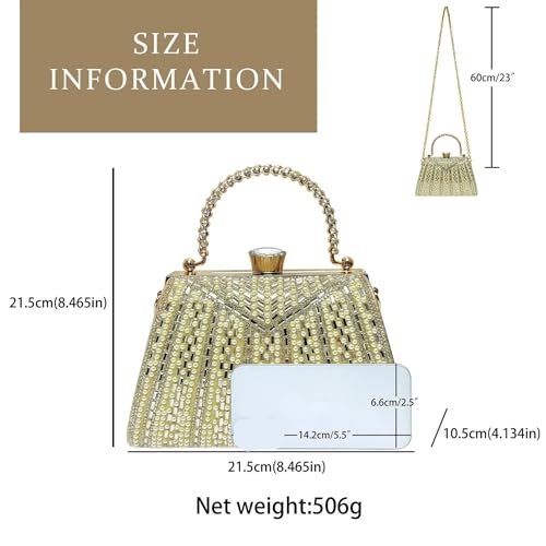 Sac de dîner de luxe compact pour sublimer une robe