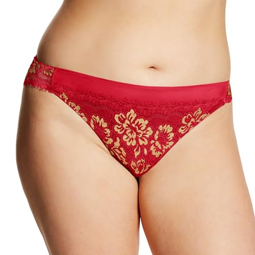 Maidenform Calcinha feminina Tanga, calcinha de renda nas costas, calcinha de renda atrevida para mu