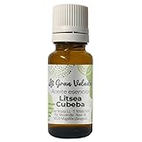 Gran Velada - Aceite Esencial de Litsea Cubeba Puro y Natural 30 ml para Cosmética | Antiinflamatorio y Antiséptico | Ideal para Cremas, Aceites y Jabones Purificantes | Ingrediente Cosmético
