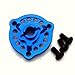 Produktbild Aluminium Power Up Slipper Eliminator Gear Adapter für Traxxas 1/10 E-Maxx E-Revo Rally Revo 3.3 Slash 4X4 Slayer Pro 4X4 Stampede 4X4 Summit T-Maxx 3.3 5351 Blau