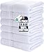 Utopia Towels Cotton Towels, White, 24 x 48 Inches Towels for Pool, Spa, and Gym Lightweight and Highly Absorbent Quick Drying Towels, (Pack of 6)