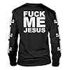 Marduk 'Fuck Me Jesus' (Black) Long Sleeve Shirt (large) #1