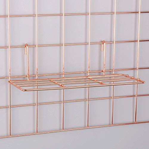 Nugoo rose Gold Wire Storage basket rack, piccolo