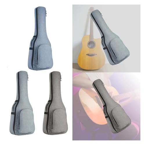 Housse guitare acoustique électrique 41 pouces grise imperméable