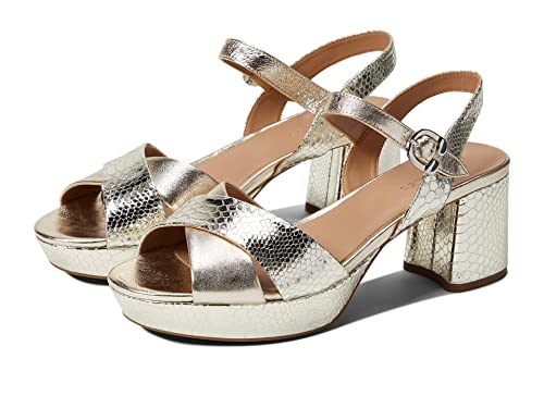 Sandales Cosmos Aerosoles en cuir doré pour illuminer vos soirées d'été