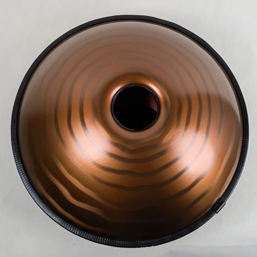 Handpan ORANGES acero 22 pulg 9 notas Gold-440H miniatura 6