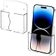 2 Stück Universal Wandhalterung Handy mit Ladeloch,Ymapinc Selbstklebend Fernbedienung Handyhalter Wand Transparente Handyhalterung Wand für meisten Mobiltelefone(9.2x2.7x10.5cm)