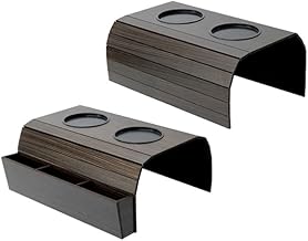 Kit Bandeja Esteira para Braço de Sofá com Porta Copos e Controle