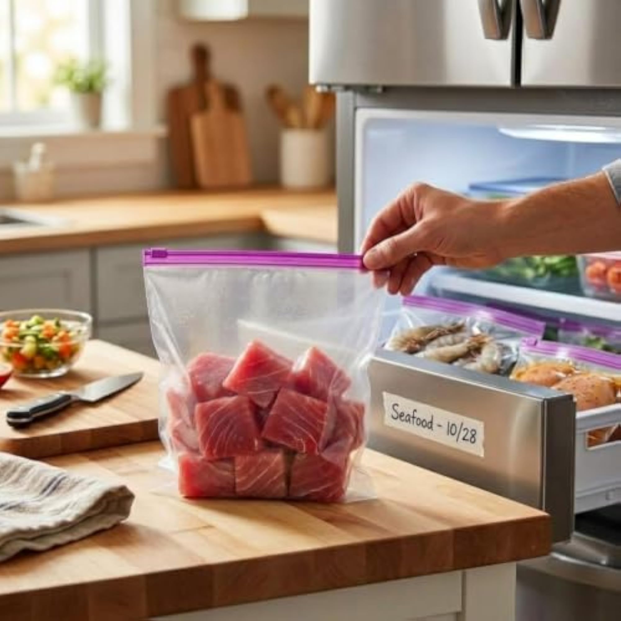 Reclosable Clear Plastic Ziplock Baggies for Small Parts Storage