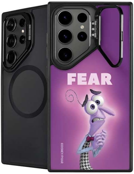 Skinit Kickstand Phone Case Compatible with Galaxy S25 Ultra - Officially Licensed Disney Inside Out Fear Portrait Design