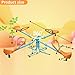 AOKUNG Kids Seesaw, 4 Seats 360 Degree Spinning Seesaw, Rotary Swing Car, Metal Teeter Totter for Playground and Backyard