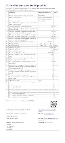 MEDION 163,9 cm (65 Zoll) QLED Fernseher (4K, Smart TV, Dolby Vision HDR, Netflix, Prime Video, Disney+, Dolby Atmos, DTS X, kompatibel mit Google TV, PVR, Bluetooth, MD 865700) MEDION 163,9 cm (65 Zoll) QLED Fernseher (4K, Smart TV, Dolby Vision HDR, Netflix, Prime Video, Disney+, Dolby Atmos, DTS X, kompatibel mit Google TV, PVR, Bluetooth, MD 865700)